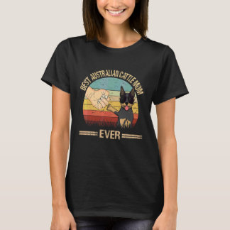 Camiseta La mejor mamá de ganado australiano jamás Mamá de