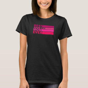 Camiseta La mejor mamá de gato asiático de todos los años