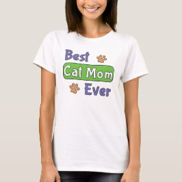 Camiseta La mejor mamá de gatos de todas