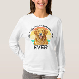 Camiseta La Mejor Mamá de Golden Retriever del Mundo