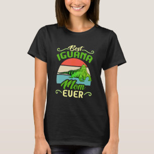 Camiseta La mejor mamá de iguana jamás lagarto reptil retro