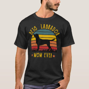 Camiseta La mejor mamá de Labrador nunca mamá Gráfica Perro