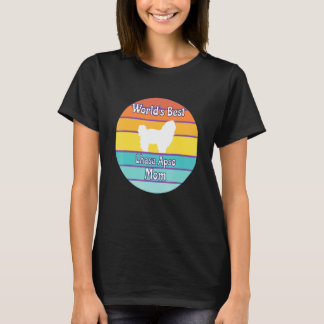 Camiseta La mejor mamá de Lhasa Apso del mundo