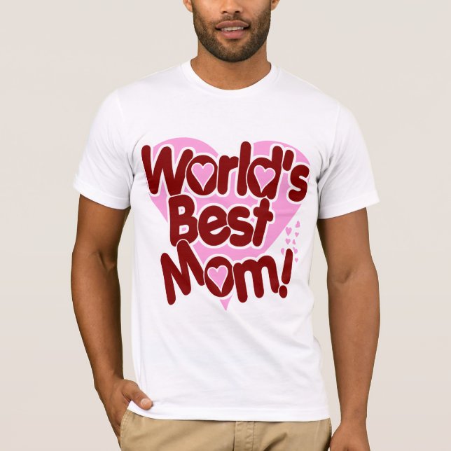 Camiseta La mejor mamá de los mundos (Anverso)