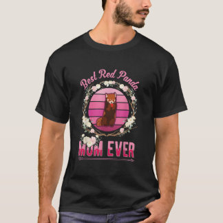 Camiseta La Mejor Mamá de Panda Rojo del Mundo