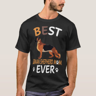 Camiseta La mejor mamá de pastor alemán de todas