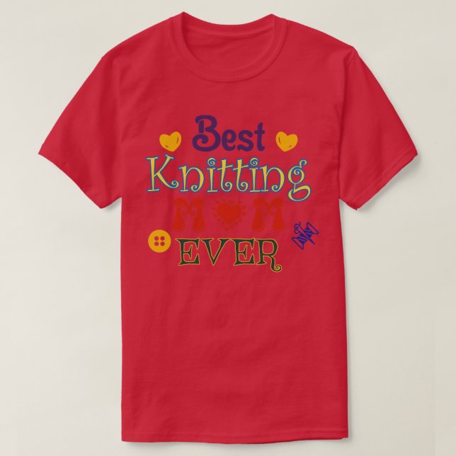 Camiseta La mejor mamá de punto de todos los tiempos121 (Diseño del anverso)