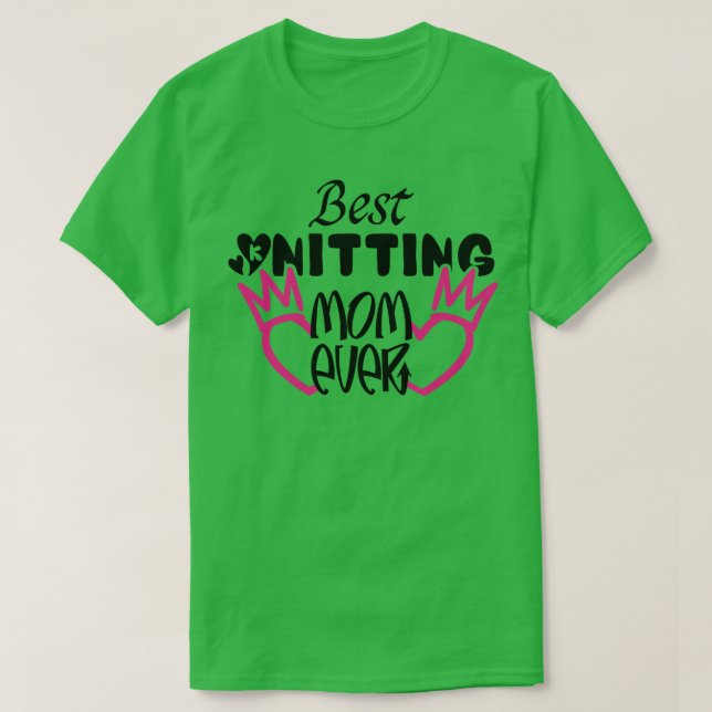 Camiseta La mejor mamá de punto de todos los tiempos16 (Diseño del anverso)
