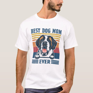 Camiseta La mejor mamá de San Bernardo, curiosa madre de pe