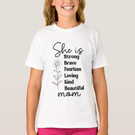 Camiseta La mejor mamá de todos los niños para ella