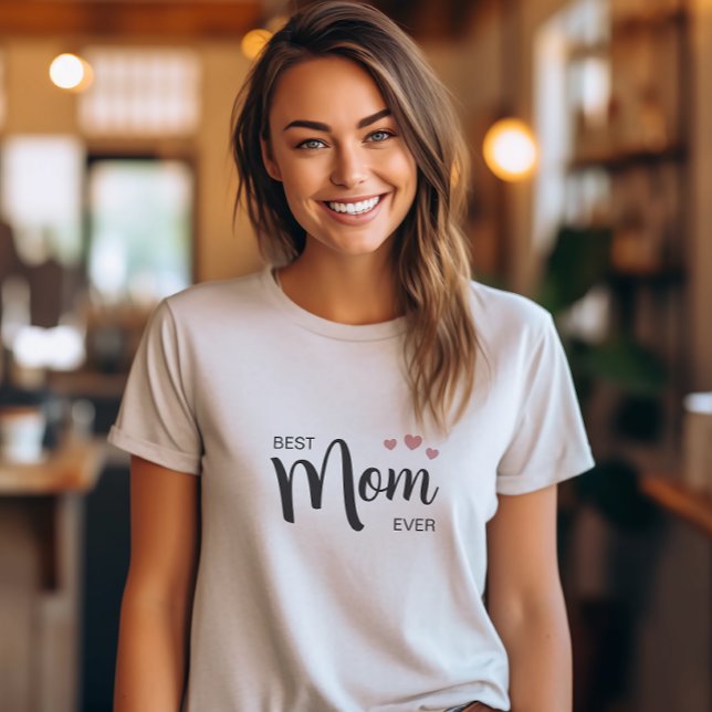 Camiseta La mejor mamá de todos los tiempos (Best Mom Ever T-Shirt by MINTIC DESIGN STUDIO)