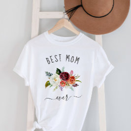 Camiseta La mejor mamá de todos los tiempos | Burgundy Boho