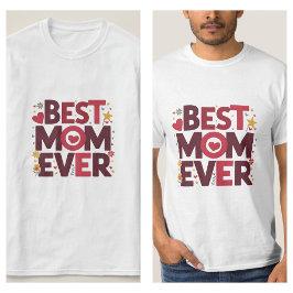 Camiseta La mejor mamá del corazón dulce