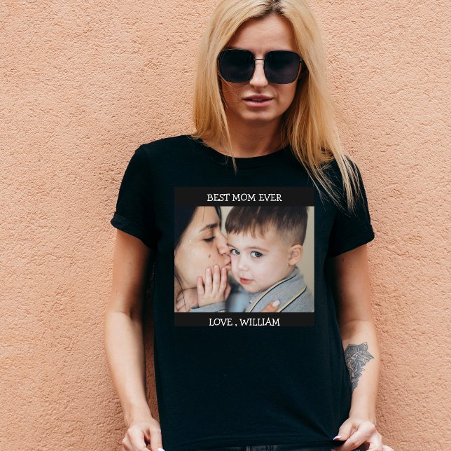 Camiseta La mejor mamá del día de la madre Personalizado fo (Subido por el creador)