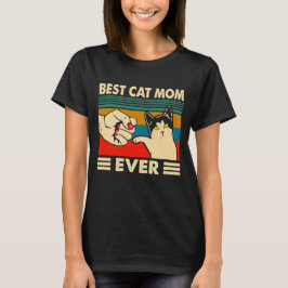Camiseta La mejor mamá del gato