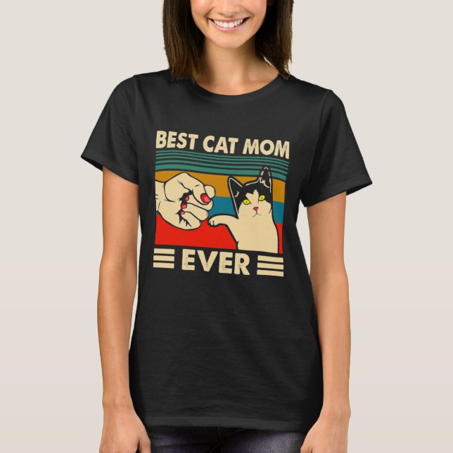 Camiseta La mejor mamá del gato (Anverso)