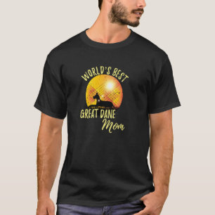Camiseta La mejor mamá del Gran Danés del mundo divertida m