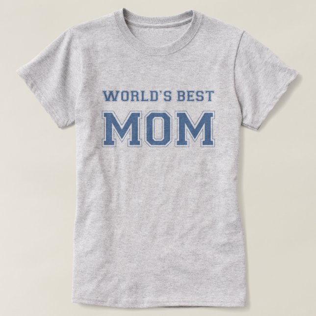 Camiseta La mejor mamá del mundo (Diseño del anverso)
