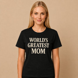 Camiseta La mejor mamá del mundo