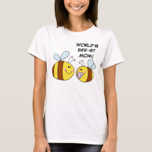 Camiseta La mejor mamá del mundo (abeja)