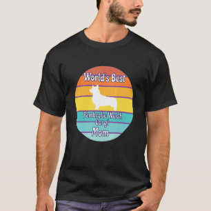 Camiseta La mejor mamá del mundo de Pembroke Welsh Corgi