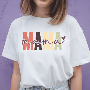 Camiseta La Mejor Mamá del Mundo   Guión Colorido Mamá Día 