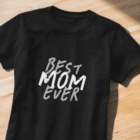 La Mejor Mamá del Mundo Moderno Grunge Blanco y Gr