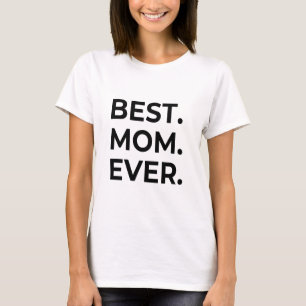 Camiseta La mejor mamá del mundo, te quiero mamá, regalo de