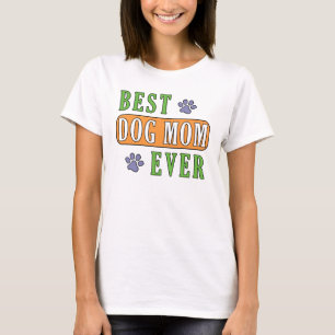 Camiseta La mejor mamá del perro
