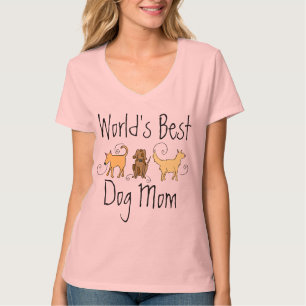 Camiseta La mejor mamá del perro del mundo