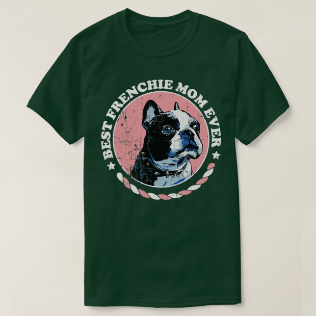 Camiseta La mejor mamá francesa de la época (Diseño del anverso)