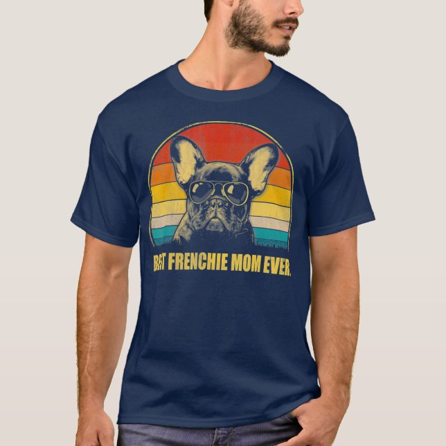 Camiseta La mejor mamá francesa que ha disfrutado durante e (Anverso)