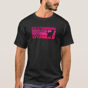 Camiseta La mejor mamá gata de Singapur jamás