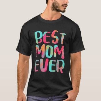 Camiseta La mejor mamá jamás se ató a ti feliz día de la ma