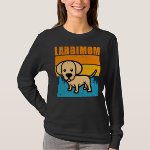 Camiseta La mejor mamá labbimom labbi Labrador
