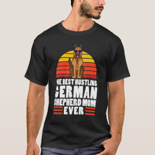 Camiseta La Mejor Mamá Pastora Alemana Traficante de Siempr