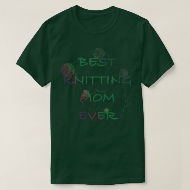 Camiseta La mejor mamá tejedora del mundo 2 (Diseño del anverso)