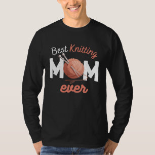 Camiseta La Mejor Mamá Tejiendo con Hilos Día de las Madres