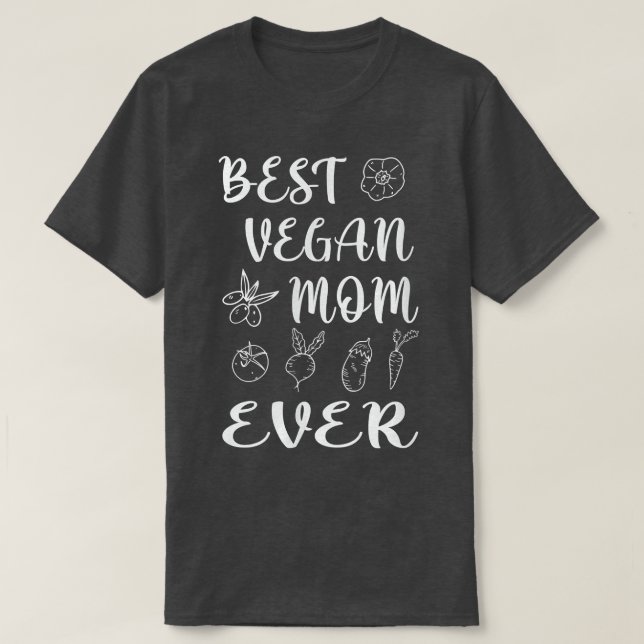 Camiseta La mejor mamá vegana del mundo (Diseño del anverso)