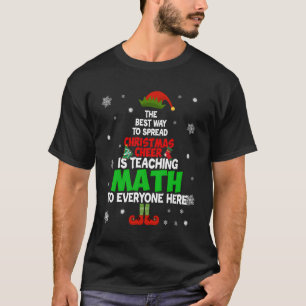 Camiseta La Mejor Manera De Difundir Alegría De Los Navidad