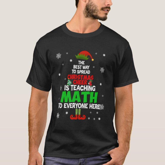 Camiseta La Mejor Manera De Difundir Alegría De Los Navidad (Anverso)