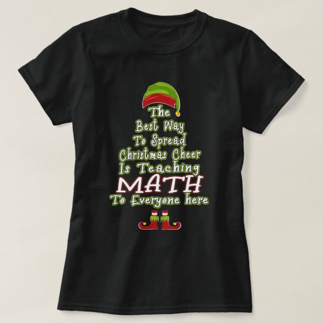 Camiseta La Mejor Manera De Difundir El Regalo De Navidad D (Diseño del anverso)