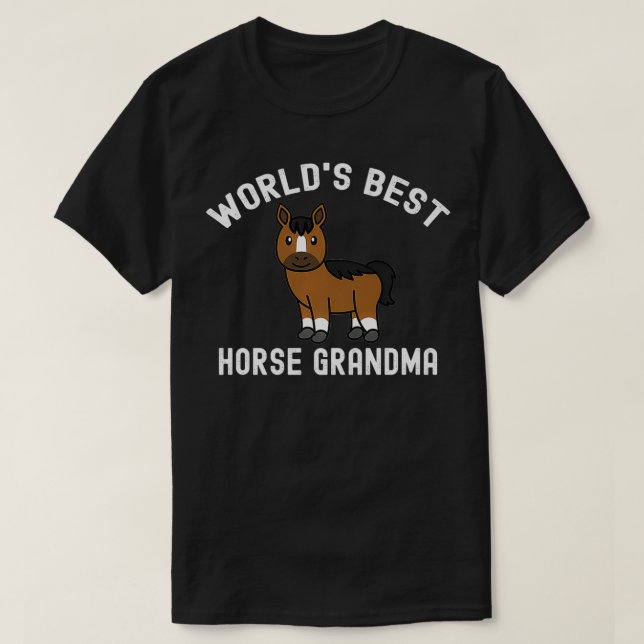 Camiseta La mejor Mascota de caballos del mundo (Diseño del anverso)