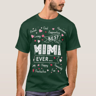 Camiseta La mejor Mimi siempre divertida Primera Vez Las Ma