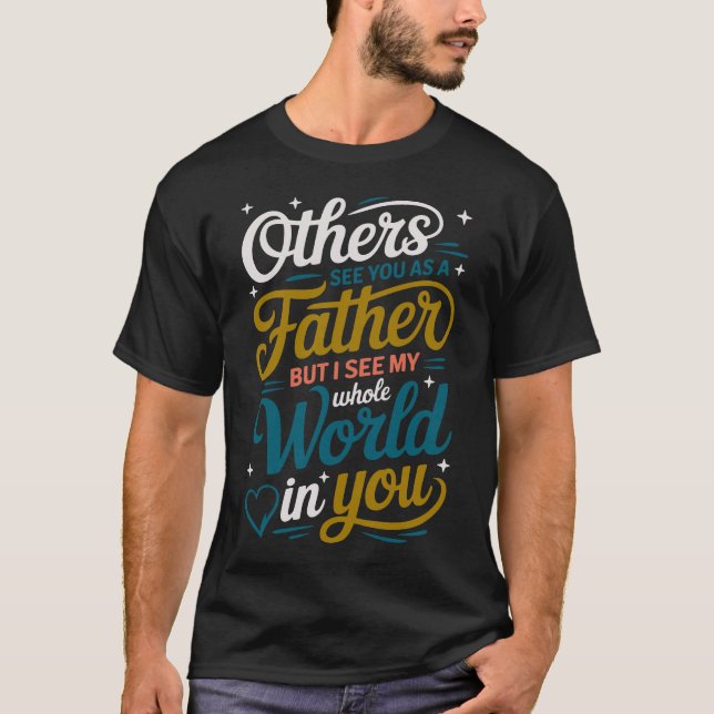 Camiseta La mejor mina de papá del mundo: el sincero Día de (Anverso)