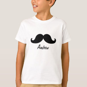 CAMISETA LA MEJOR MUSTACHA NEGRA PERSONALIZADA