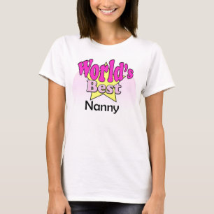 Camiseta La mejor nana del mundo