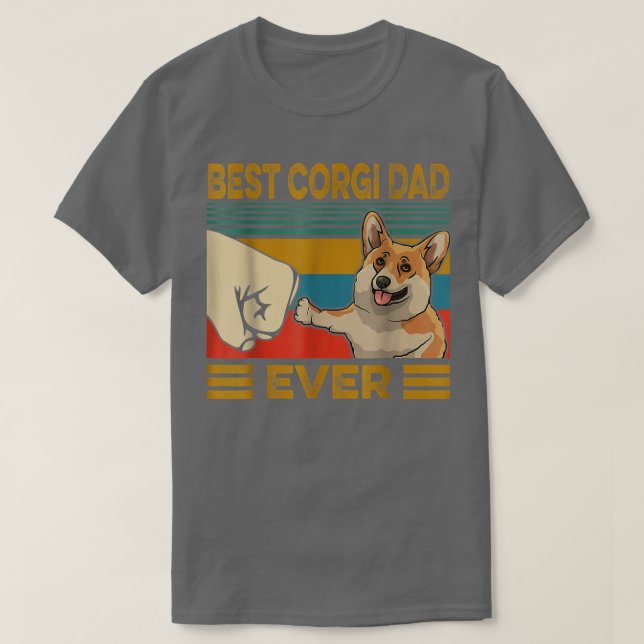 Camiseta La mejor noche de Corgi Dad (Diseño del anverso)