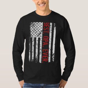 Camiseta La mejor opción de los hombres para la bandera est
