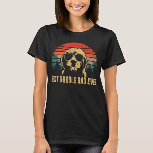 CAMISETA LA MEJOR PADRE DE DOODLE (Anverso)